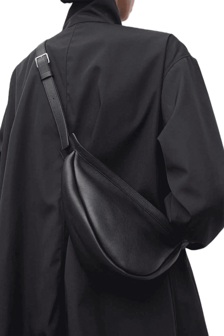 The Row Small Slouchy Banana Bag in Leather