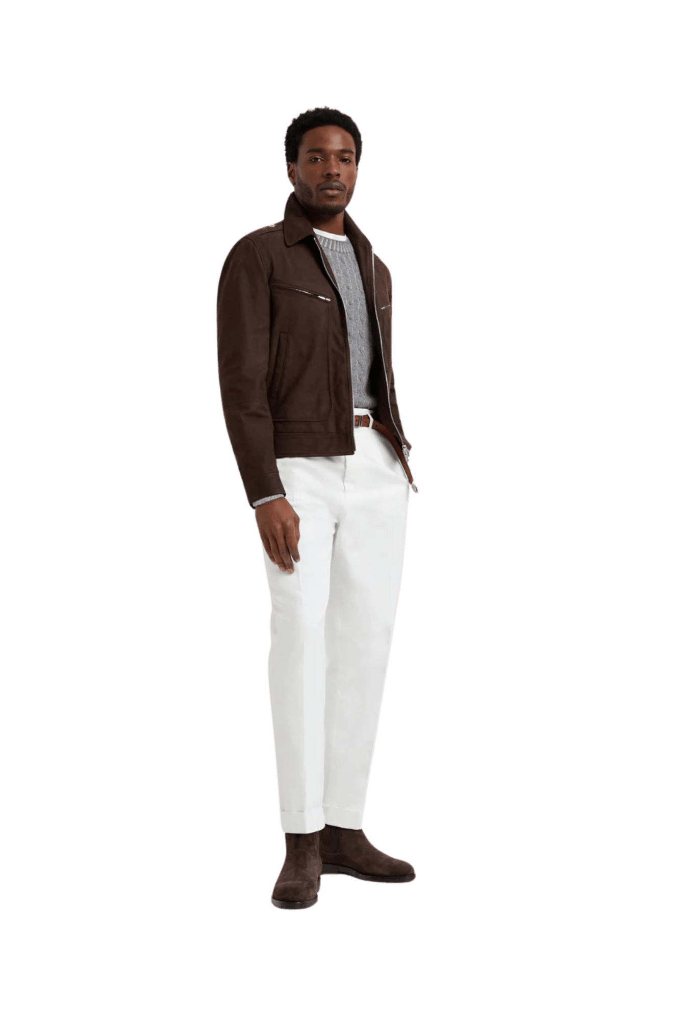 <tc>Brunello Cucinelli</tc> 男士 Vanisé 羊絨針織毛衣