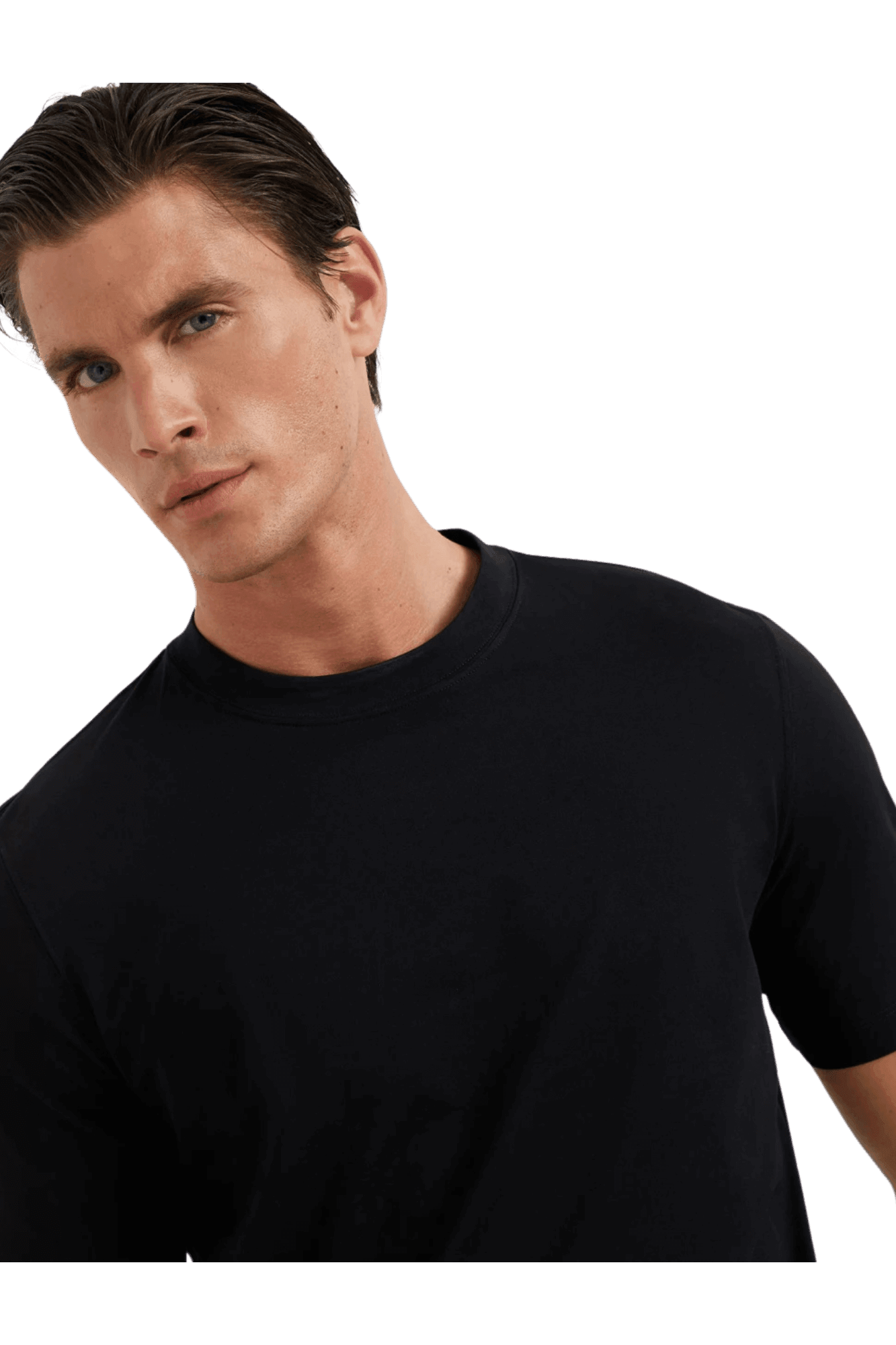 <tc>Brunello Cucinelli</tc> 男士棉質平紋針織圓領T卹