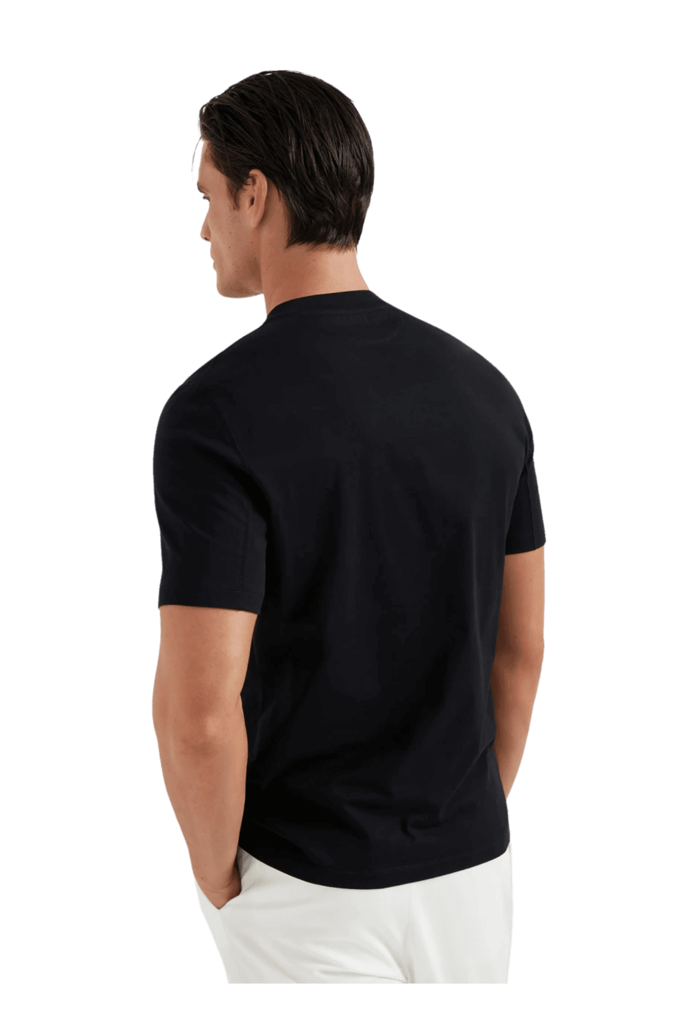 <tc>Brunello Cucinelli</tc> 男士棉質平紋針織圓領T卹