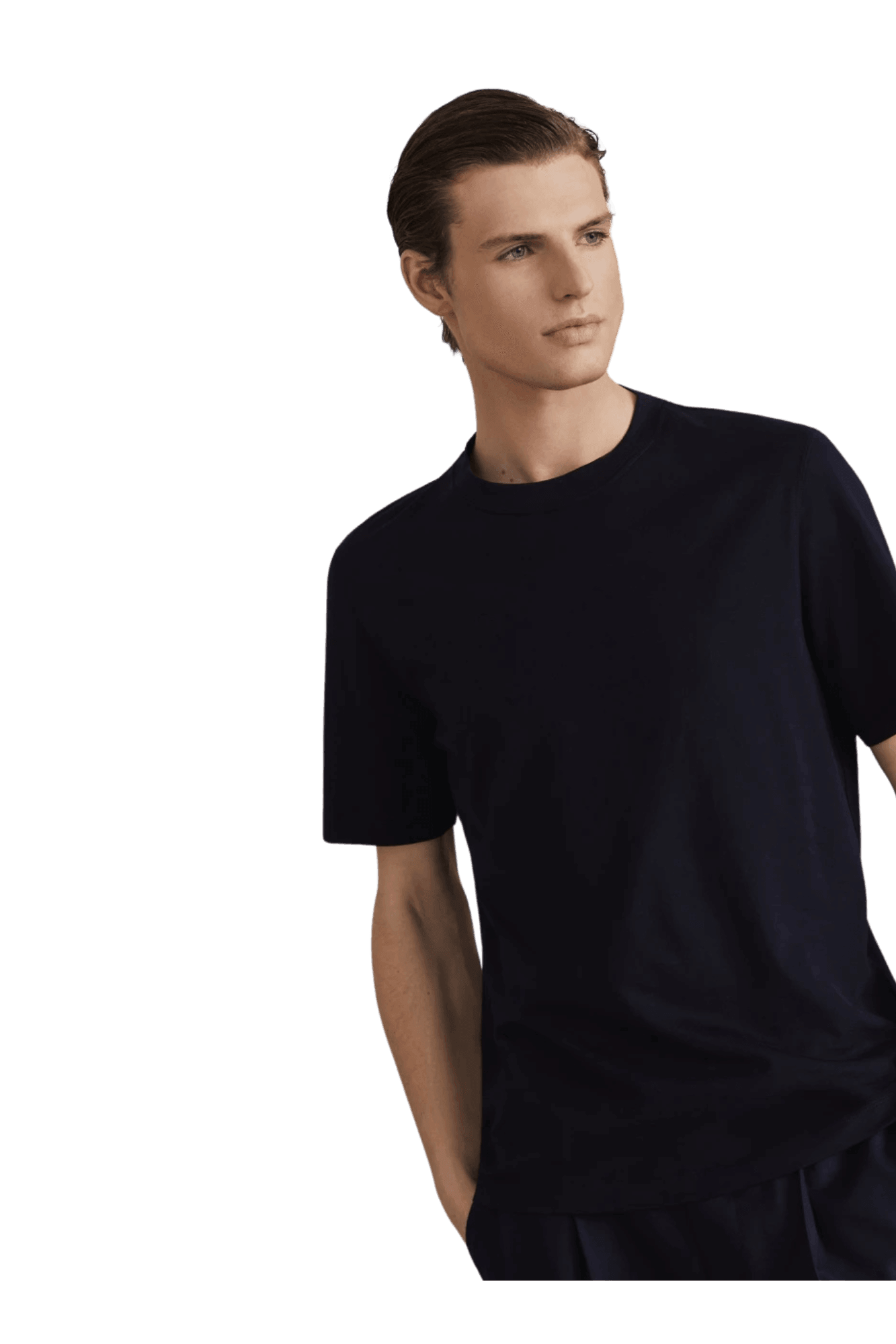 <tc>Brunello Cucinelli</tc> 男士棉質平紋針織圓領T卹