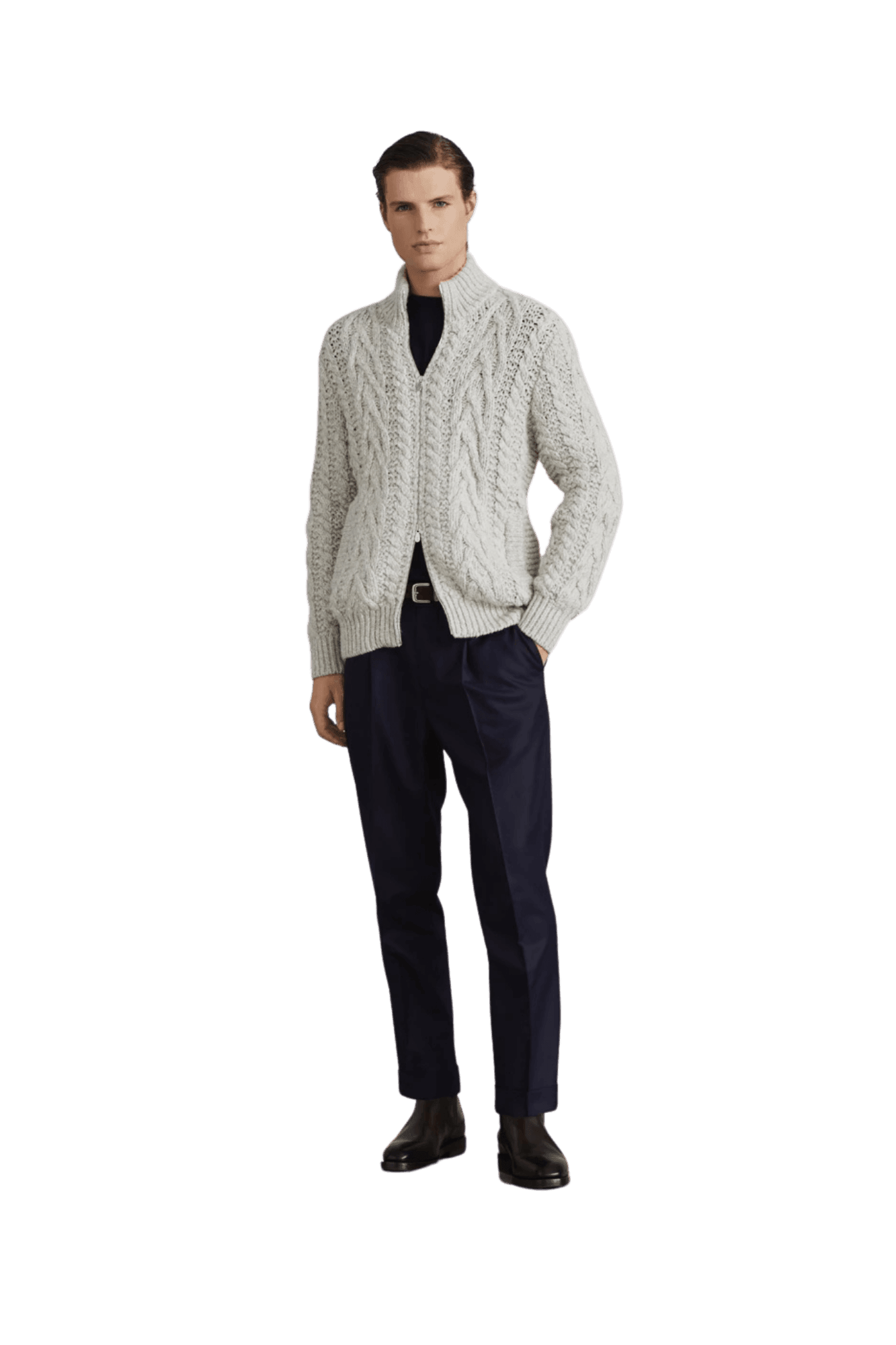 <tc>Brunello Cucinelli</tc> 男士棉質平紋針織圓領T卹