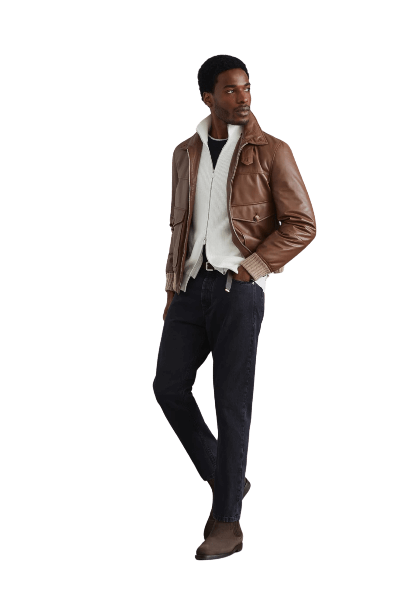 <tc>Brunello Cucinelli</tc> 男士絲綢和棉質輕質針織圓領 T 卹