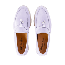 Loro Piana Women's Summer Charms Walk Loafers (Suede)