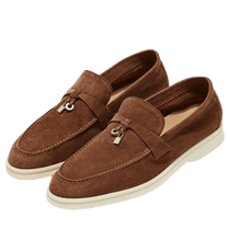 Loro Piana Women's Summer Charms Walk Loafers (Suede)