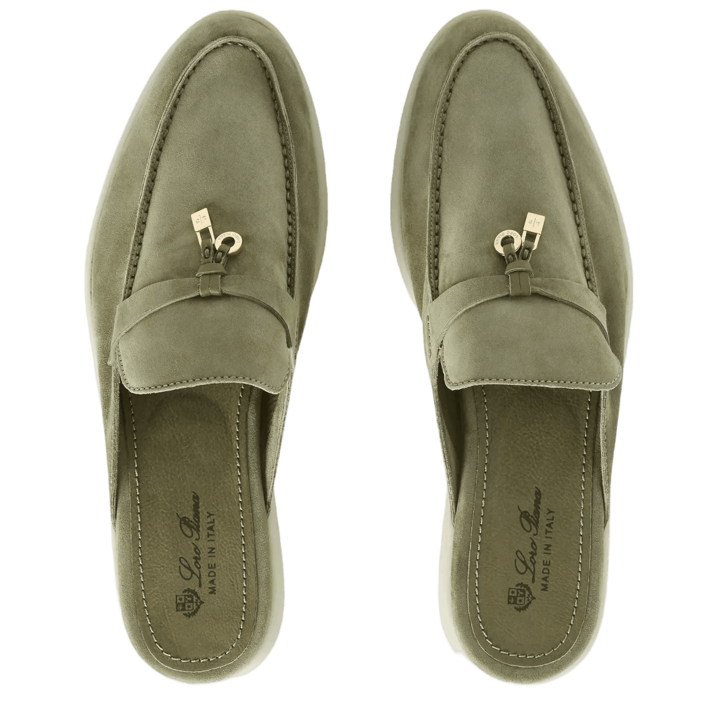 <tc>Loro Piana</tc> Mocasines Babouche Charms Walk para mujer