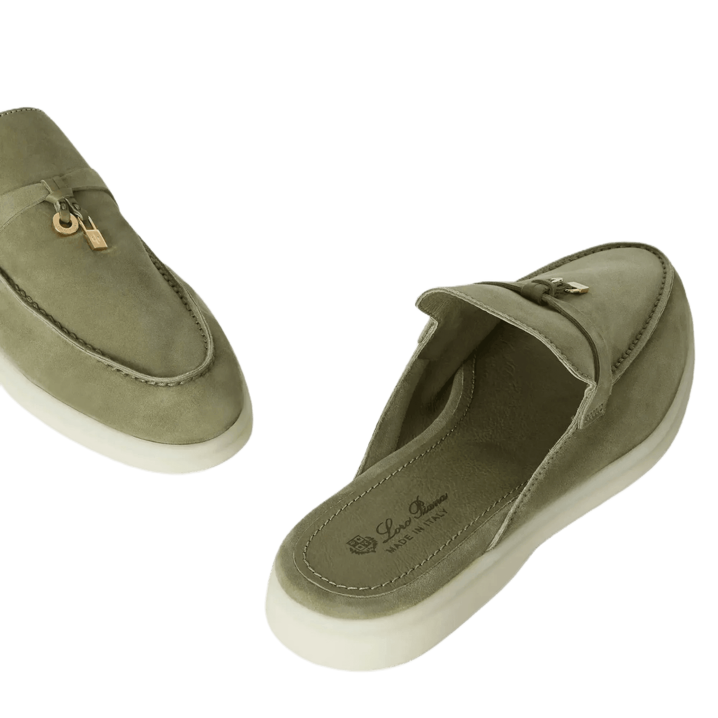 <tc>Loro Piana</tc> Mocasines Babouche Charms Walk para mujer