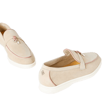 Loro Piana Women's Summer Charms Walk Loafers (Suede, Suede Goatskin)