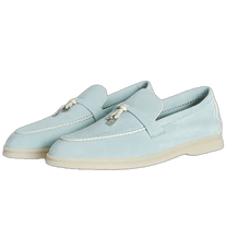 Loro Piana Women's Summer Charms Walk Loafers (Suede, Suede Goatskin)