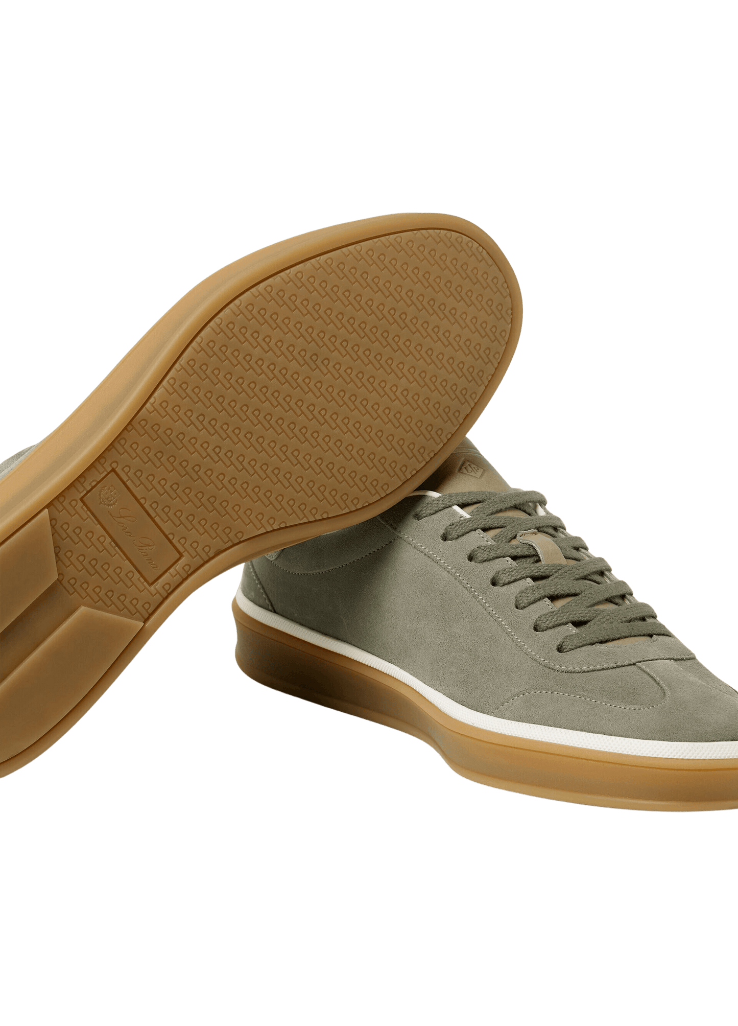 Loro Piana Men’s Tennis Walk Sneakers (Suede Calf Split)