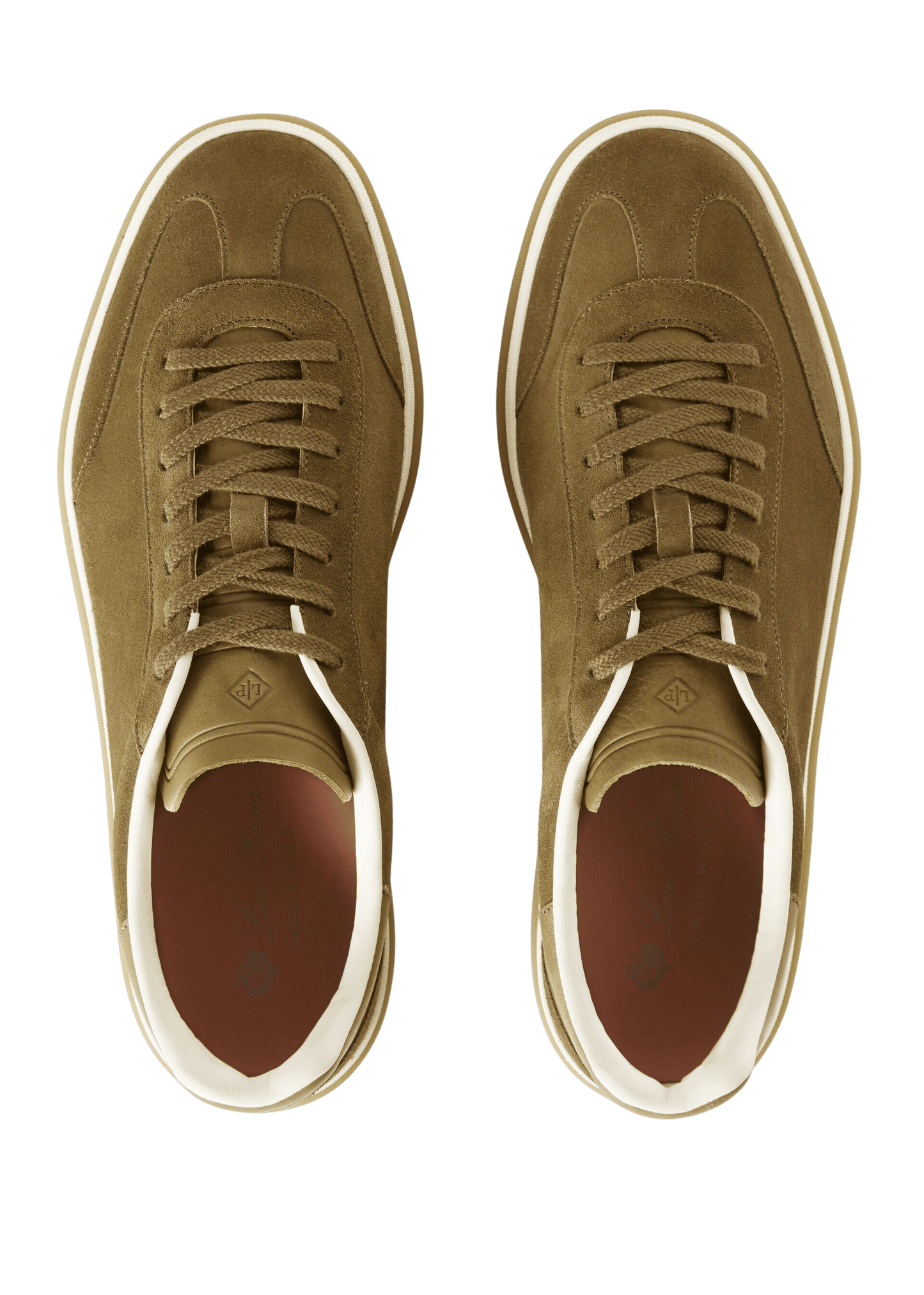 Loro Piana Men’s Tennis Walk Sneakers (Suede Calf Split)