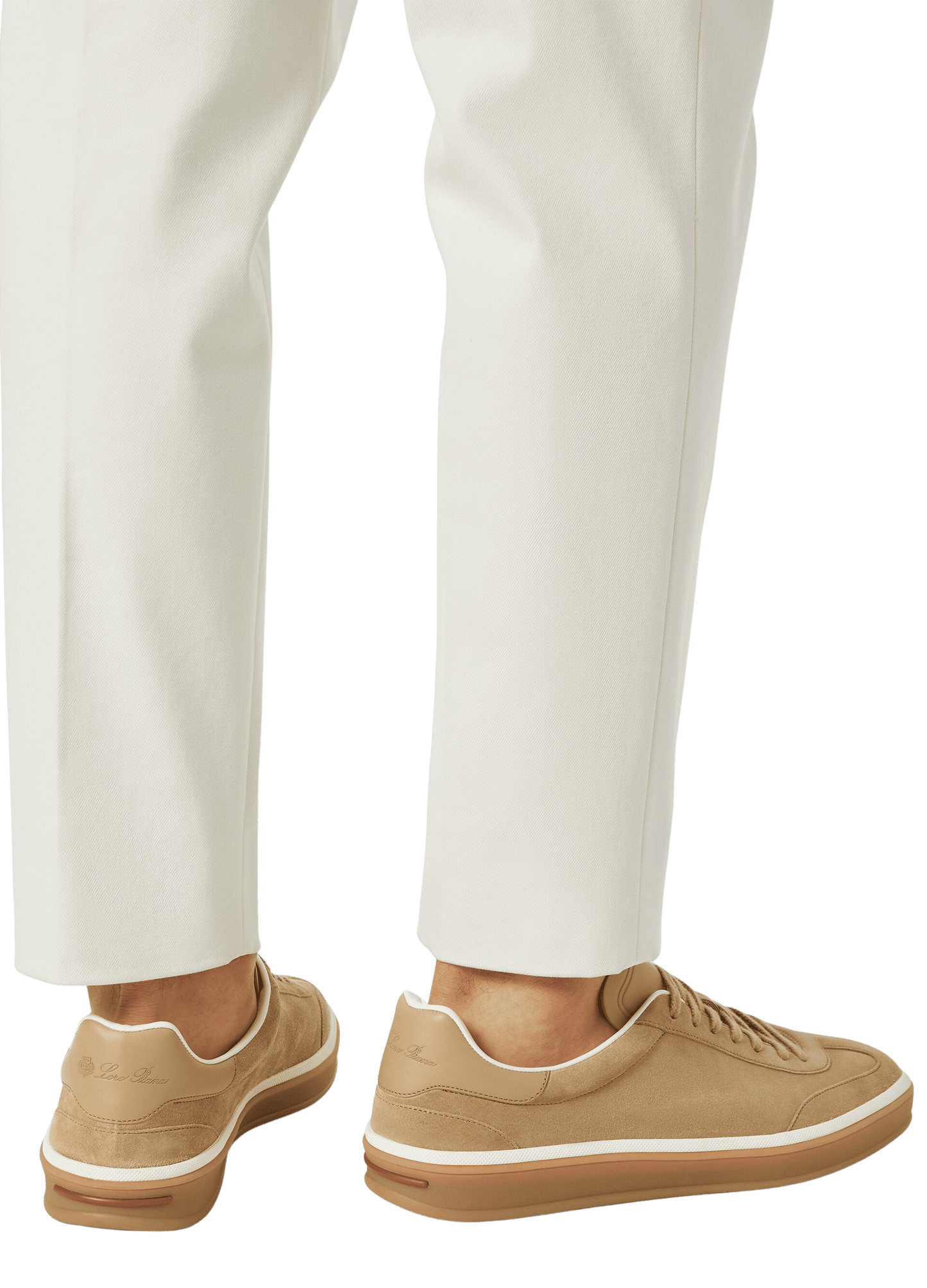 Loro Piana Men’s Tennis Walk Sneakers (Suede Calf Split)