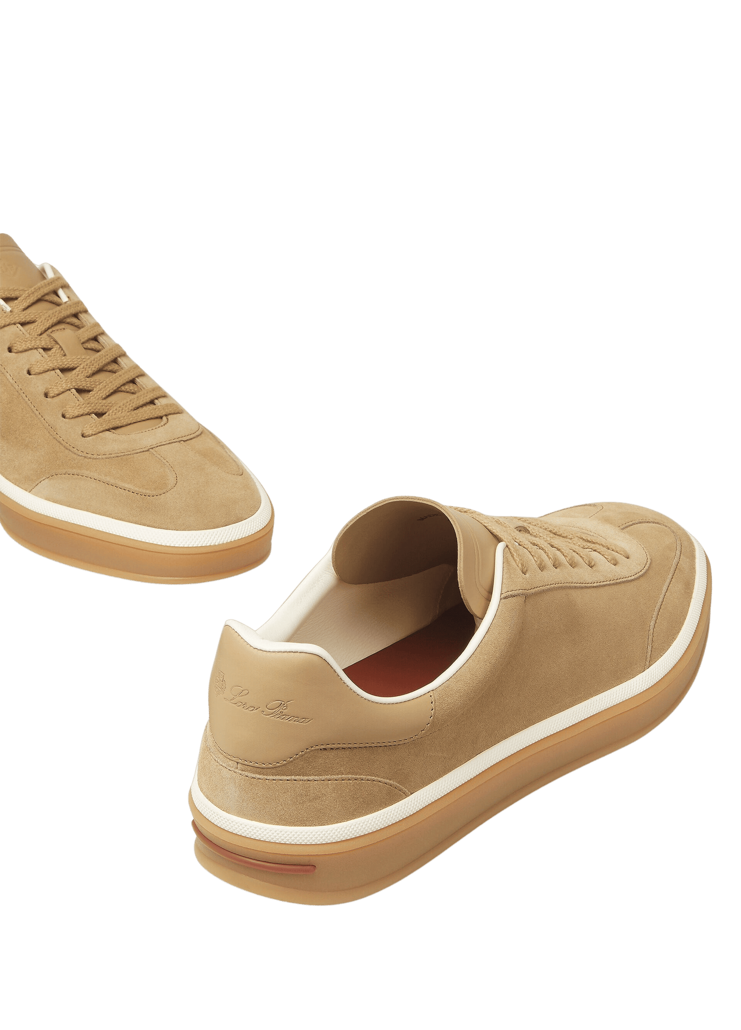 Loro Piana Men’s Tennis Walk Sneakers (Suede Calf Split)