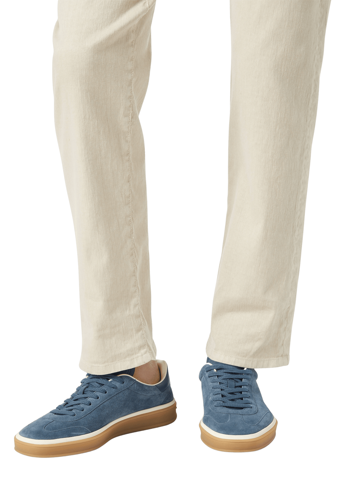 Loro Piana Men’s Tennis Walk Sneakers (Suede Calf Split)
