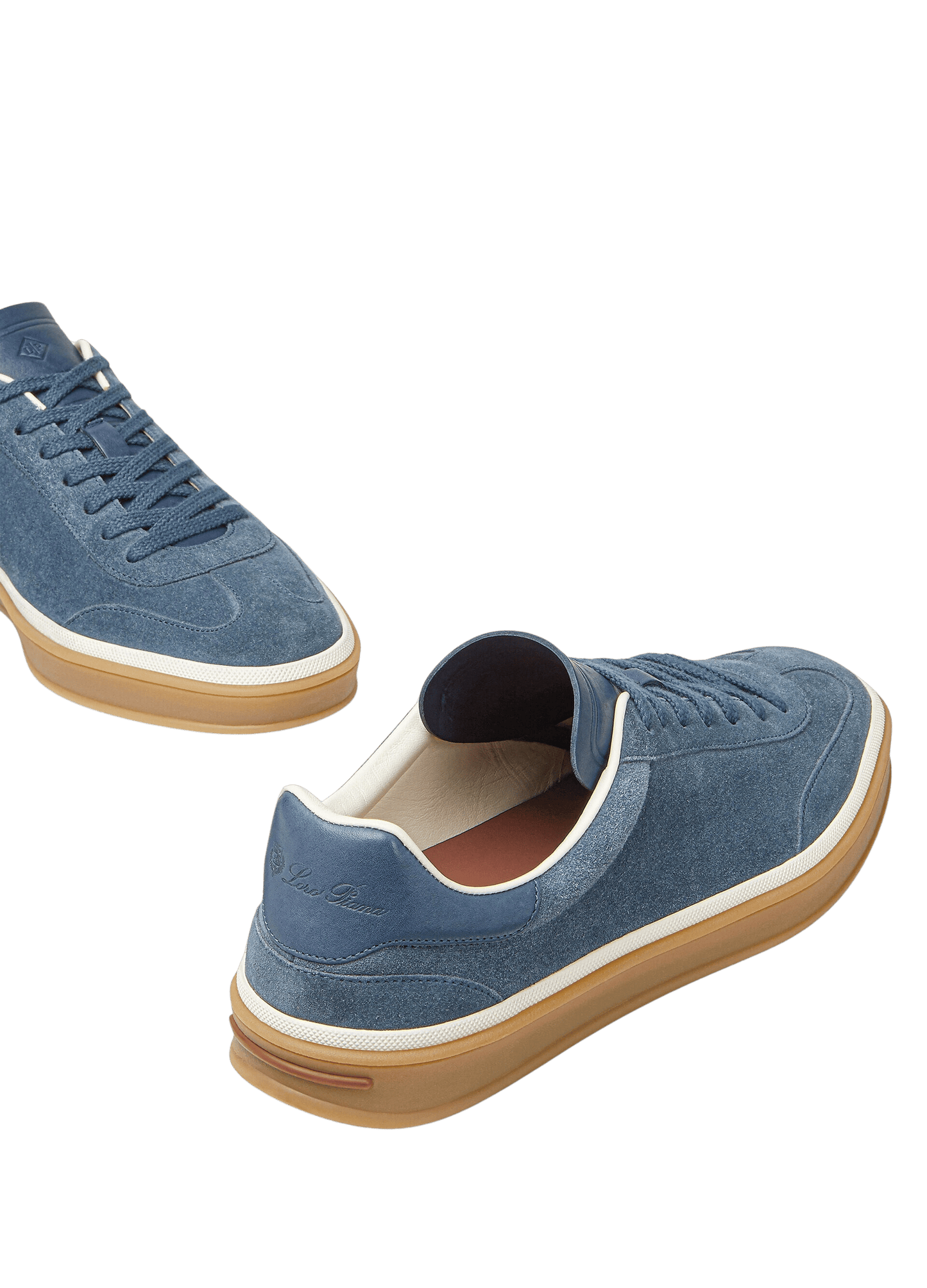 Loro Piana Men’s Tennis Walk Sneakers (Suede Calf Split)