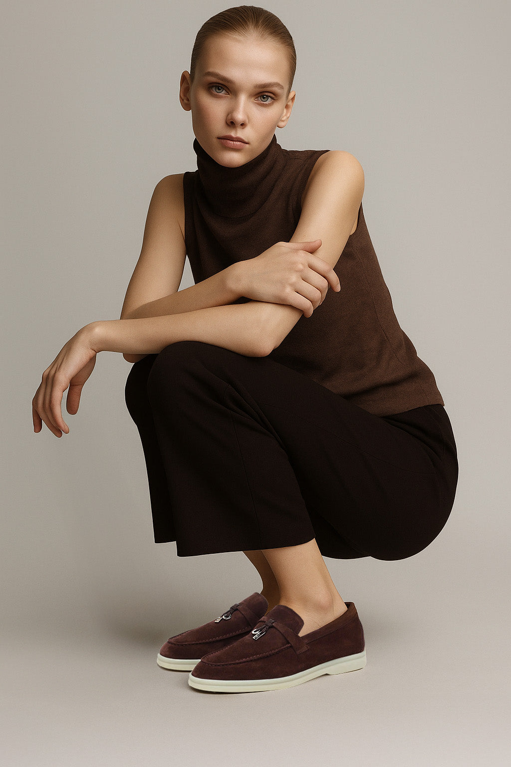 Loro Piana Women's Summer Charms Walk Loafers (Suede)