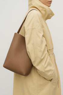 The Row Medium N/S Park Tote Bag in Leather