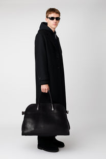 The Row Soft Margaux 17 Bag in Leather