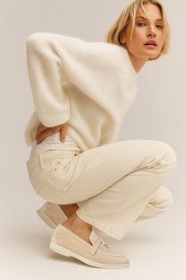 Loro Piana Women's Summer Charms Walk Loafers (Suede, Suede Goatskin)