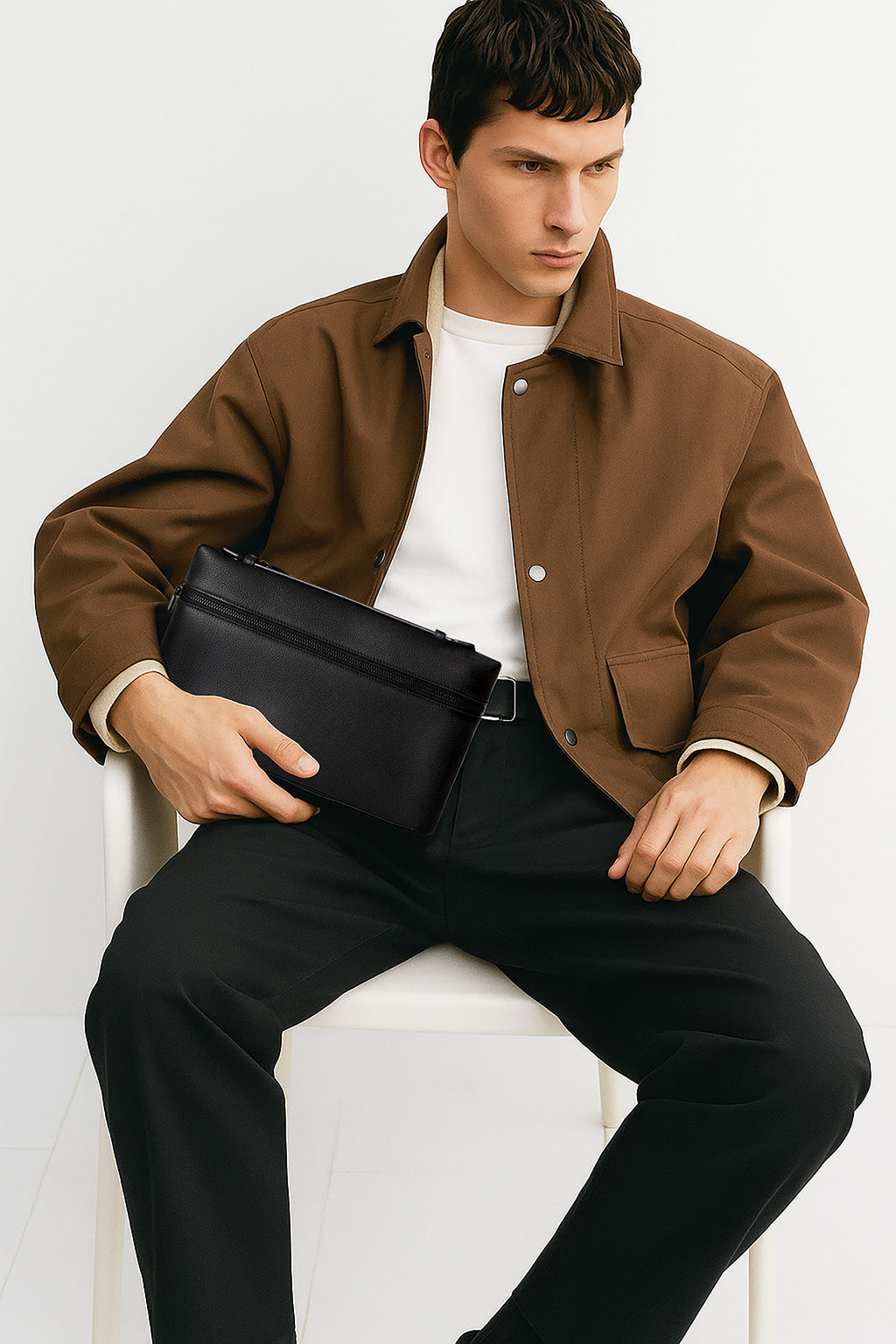 <tc>Loro Piana</tc> 男士額外手拿包 L29