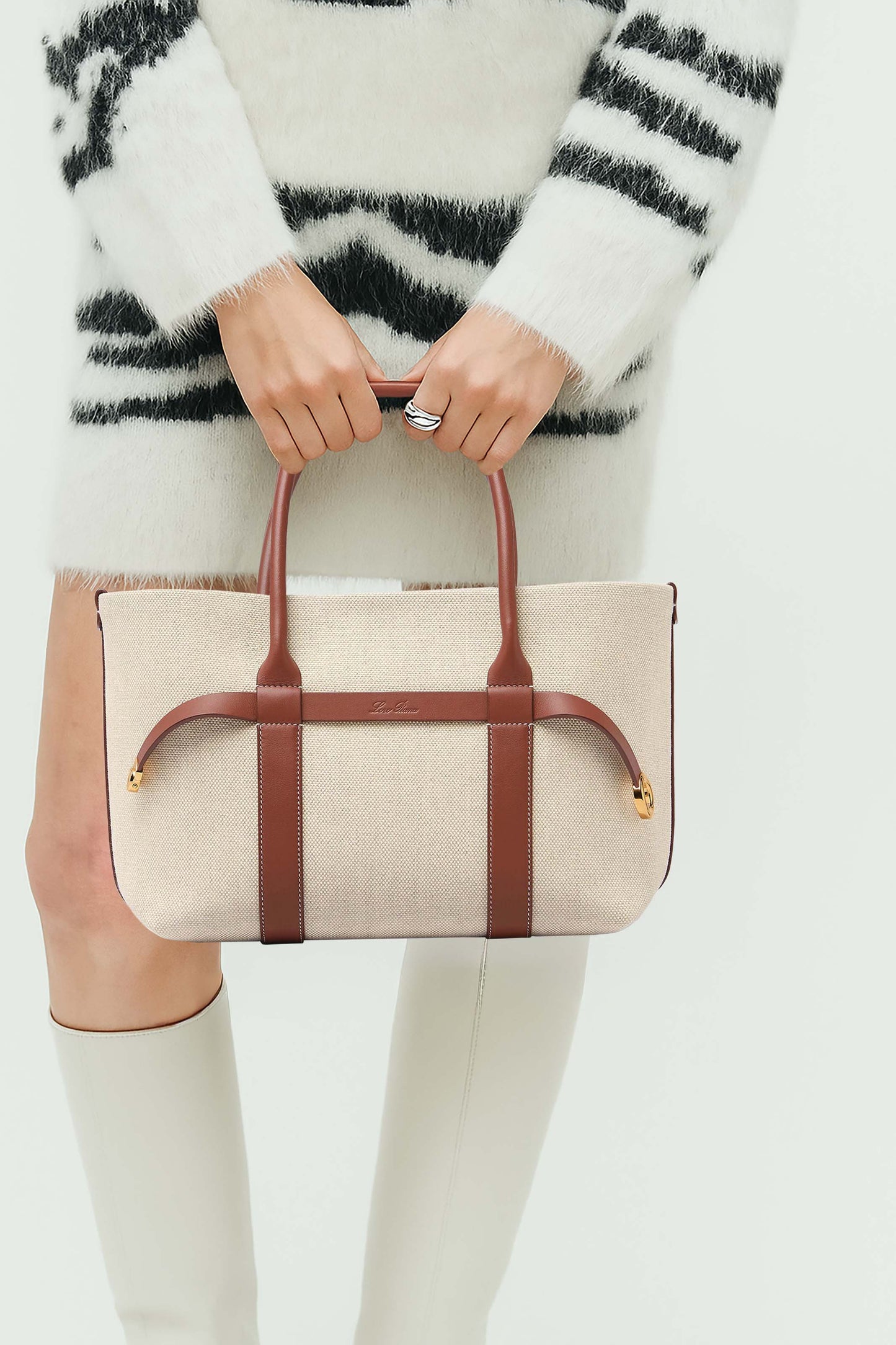 <tc>Loro Piana</tc> Bolso shopper Ghiera para mujer pequeño