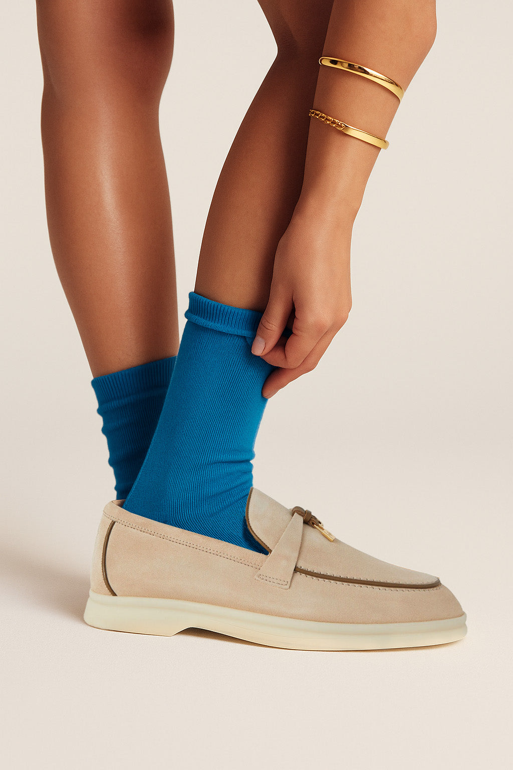 Loro Piana Women's Summer Charms Walk Loafers (Suede, Suede Goatskin)