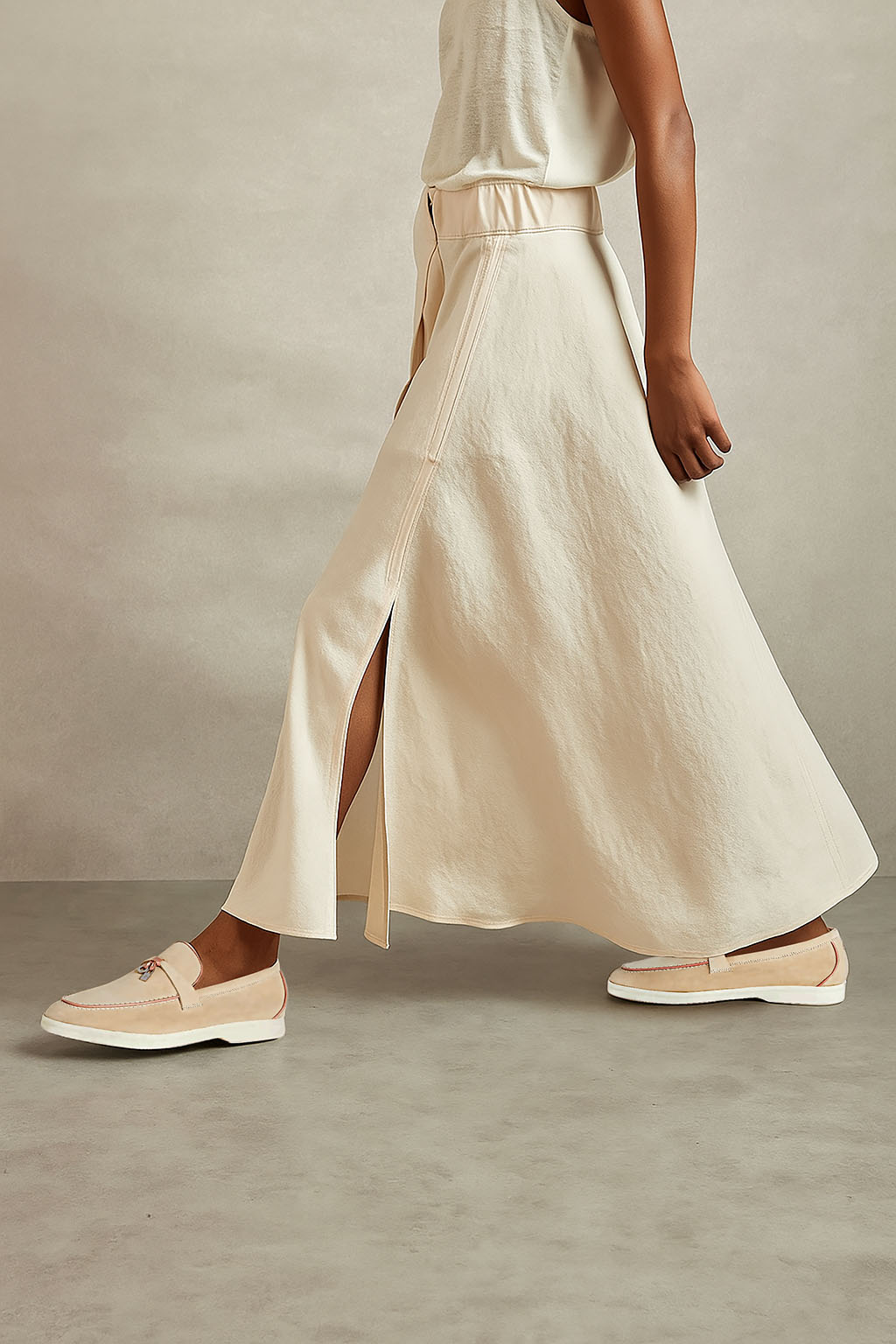 Loro Piana Women's Summer Charms Walk Loafers (Suede, Suede Goatskin)