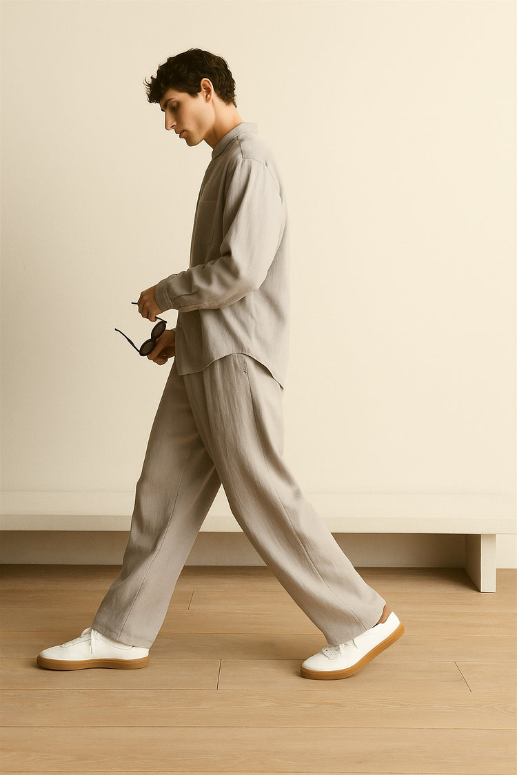 Loro Piana Men's Tennis Walk Sneakers (Deerskin)