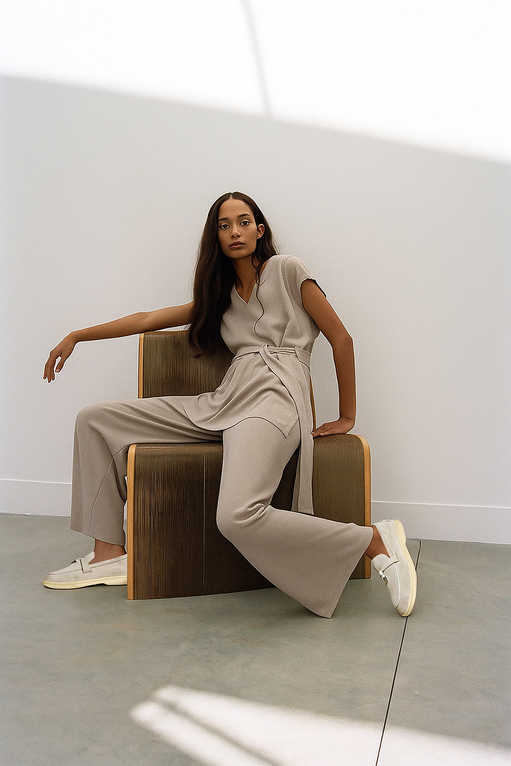 Loro Piana Women's Summer Charms Walk Loafers (Suede, Suede Goatskin)