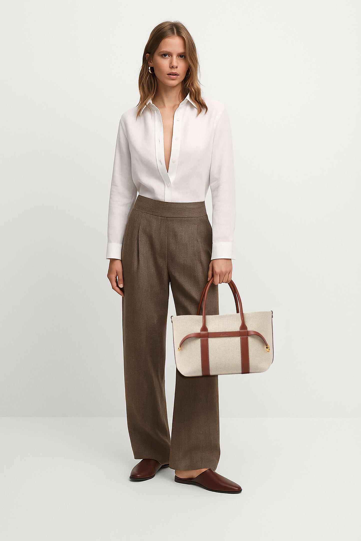<tc>Loro Piana</tc> Bolso shopper Ghiera para mujer pequeño