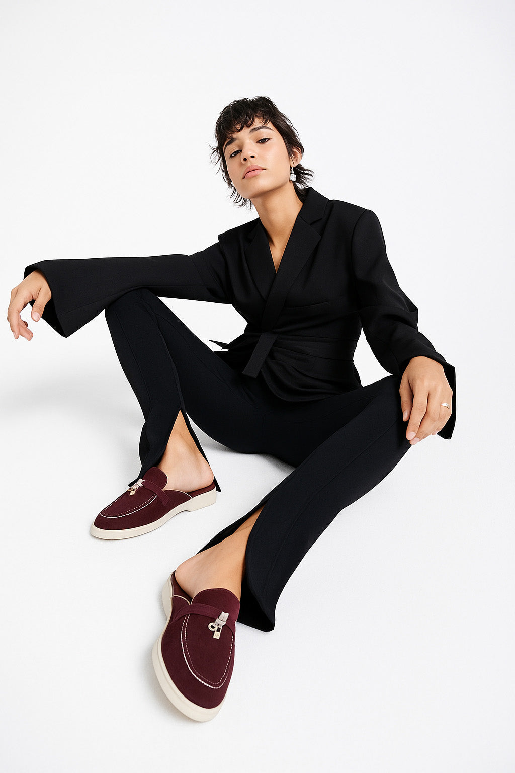 Loro Piana Women's Charms Walk Babouche Loafers