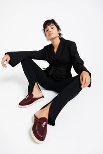 Loro Piana Women's Charms Walk Babouche Loafers