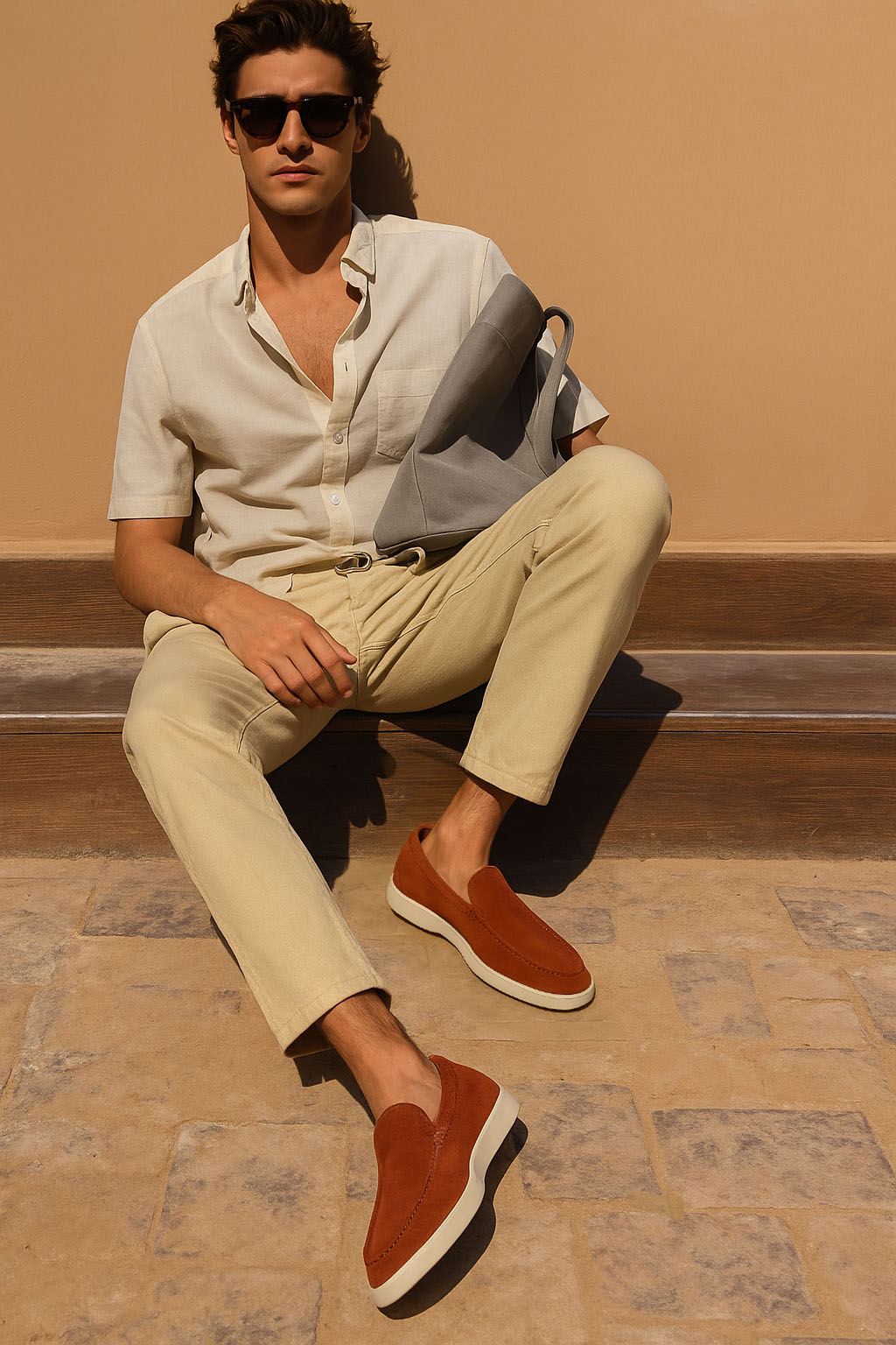 Loro Piana Men's Summer Walk Loafers