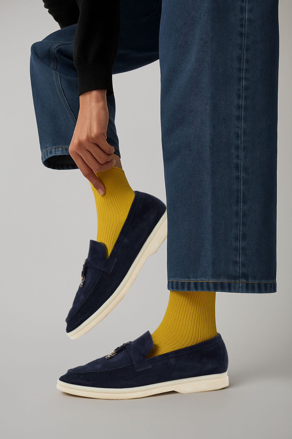 Loro Piana Women's Summer Charms Walk Loafers (Suede)