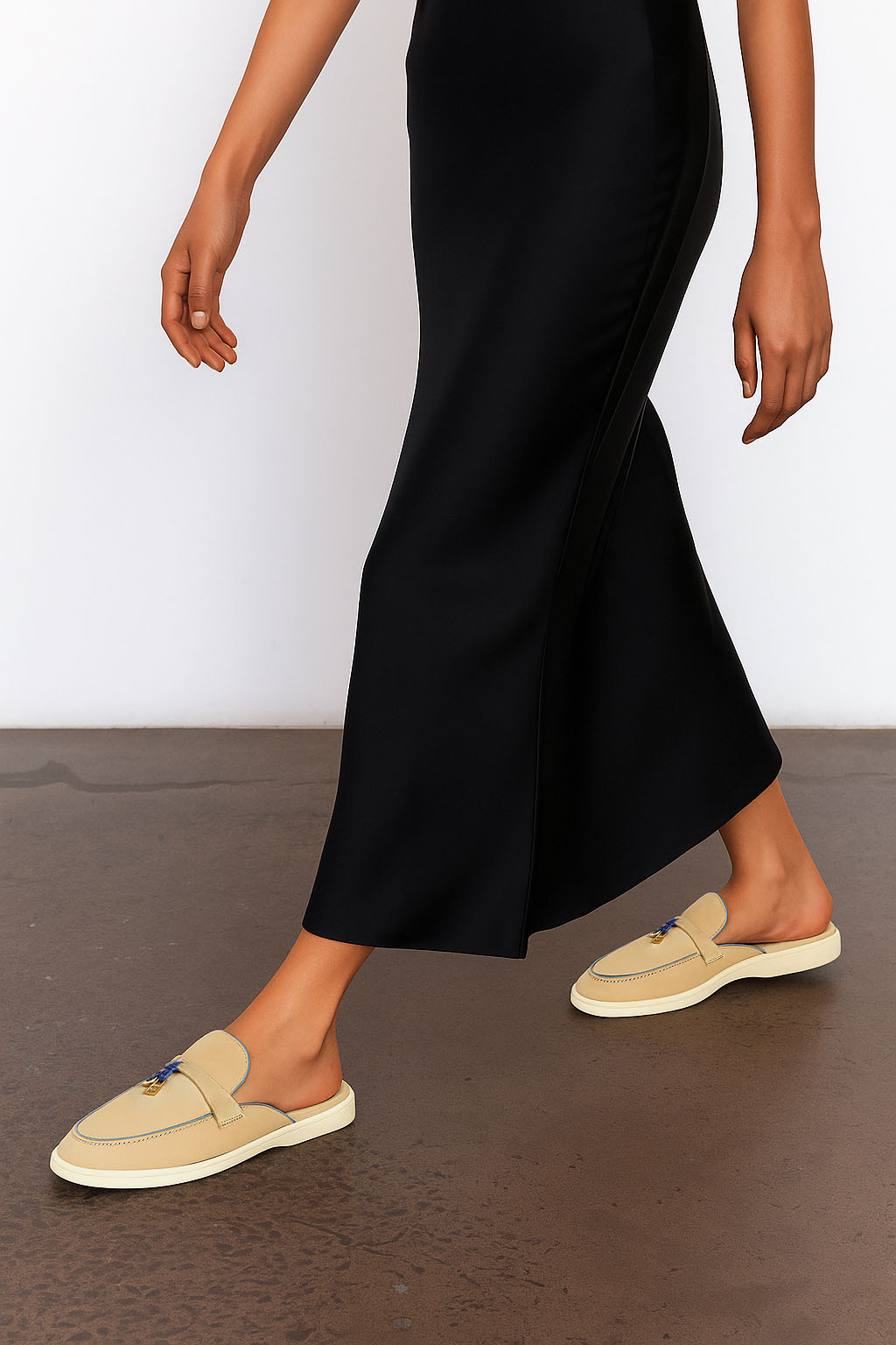 Loro Piana Women's Charms Walk Babouche Loafers