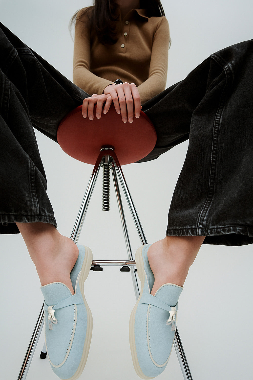 Loro Piana Women's Charms Walk Babouche Loafers