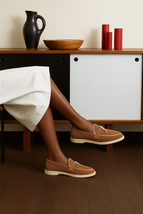 Loro Piana Women's Summer Charms Walk Loafers (Suede)