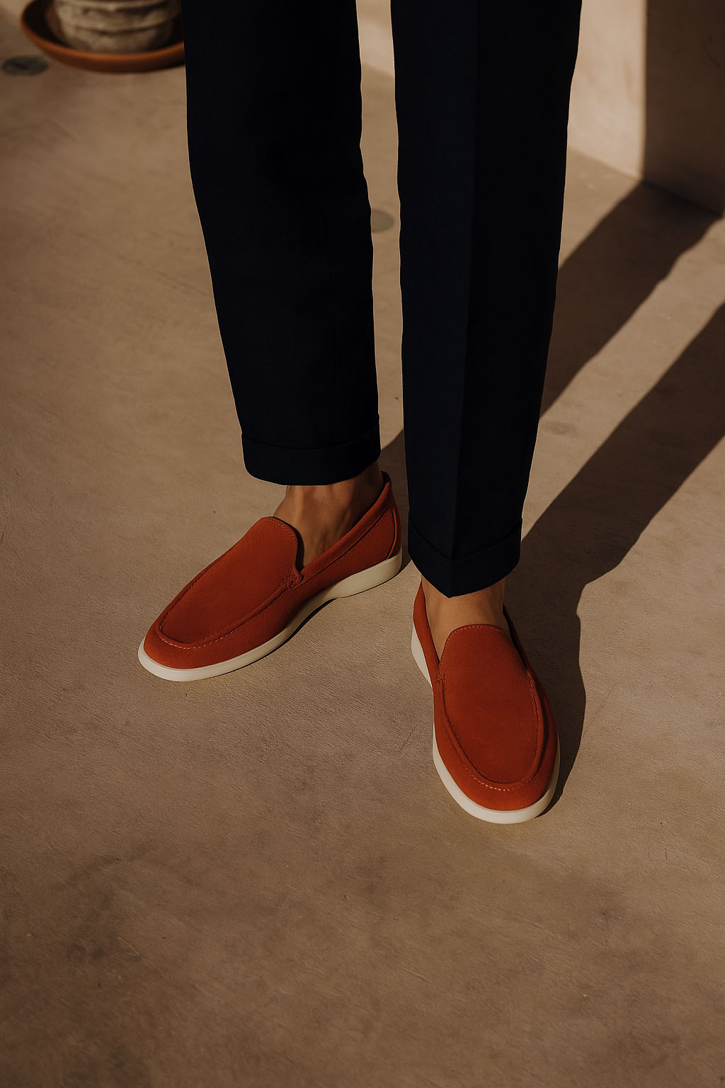 Loro Piana Men's Summer Walk Loafers