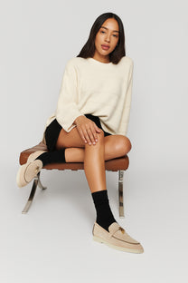 Loro Piana Women's Summer Charms Walk Loafers (Suede, Suede Goatskin)