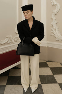 The Row Soft Margaux 10 Bag in Leather