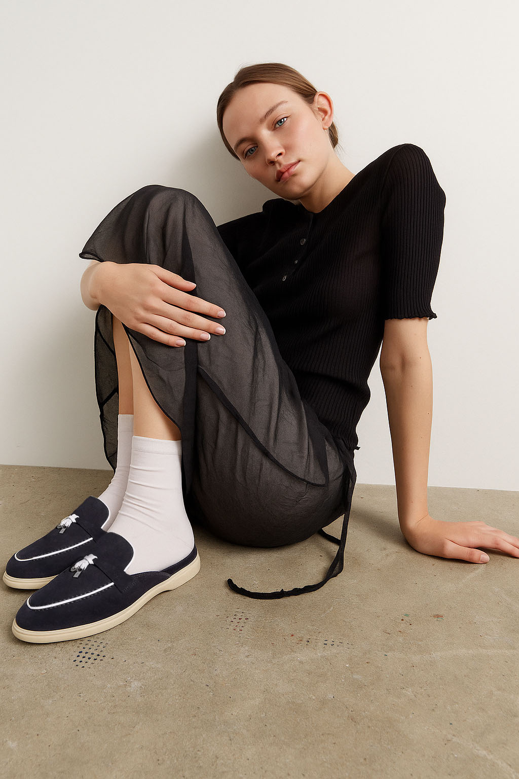 Loro Piana Women's Charms Walk Babouche Loafers