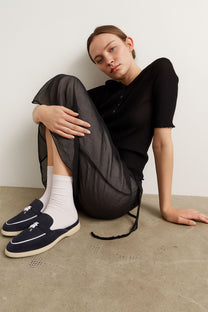 Loro Piana Women's Charms Walk Babouche Loafers