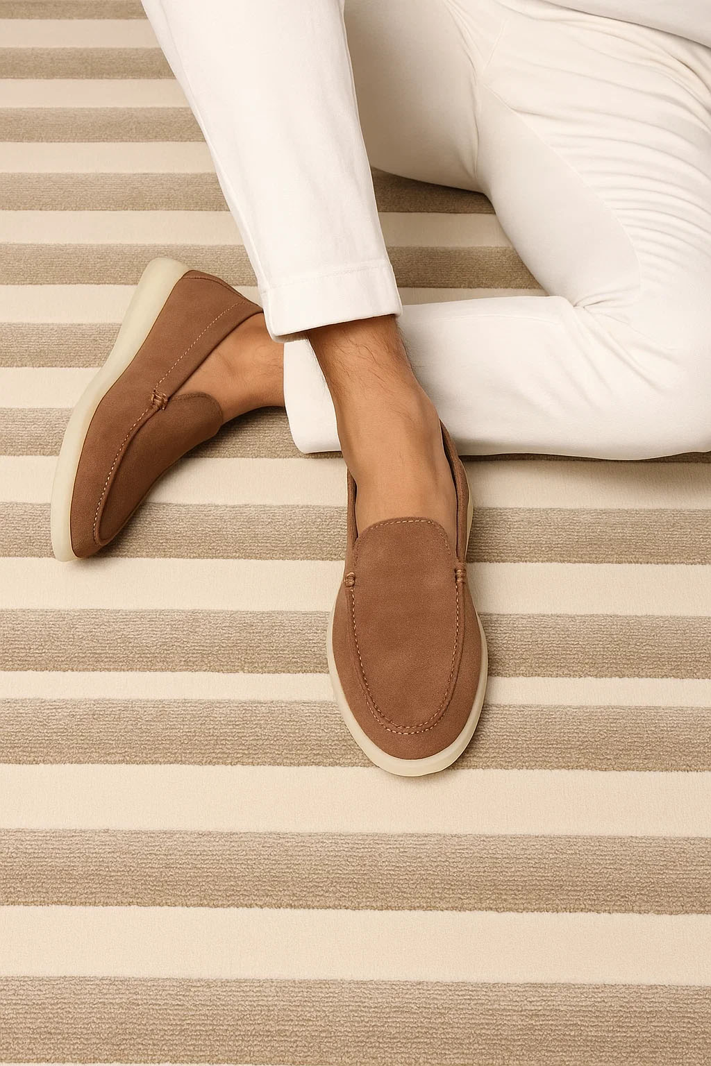 Loro Piana Men's Summer Walk Loafers