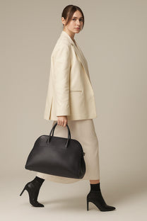 The Row Soft Margaux 15 Bag in Leather