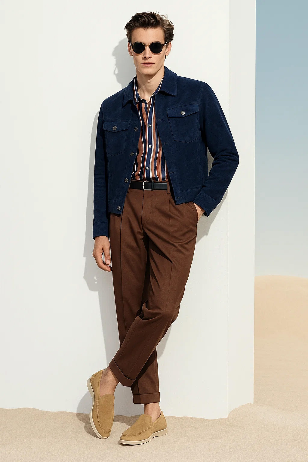 Loro Piana Men's Summer Walk Loafers