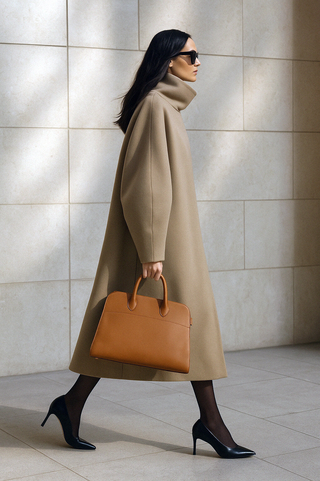 The Row Soft Margaux 12 Bag in Leather