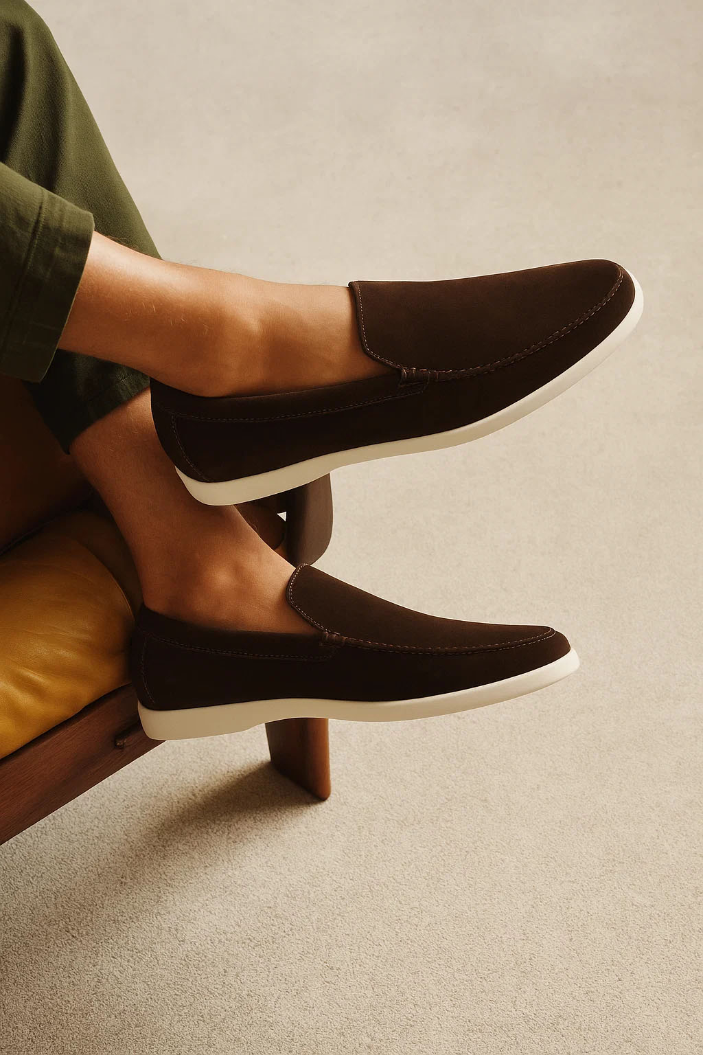 Loro Piana Men's Summer Walk Loafers