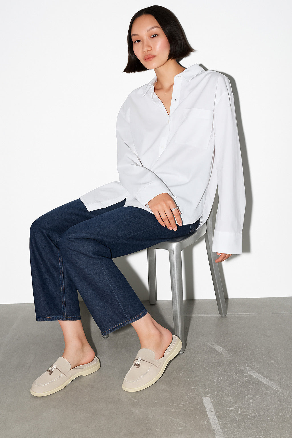 Loro Piana Women's Charms Walk Babouche Loafers