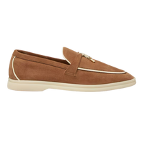 Loro Piana Women's Summer Charms Walk Loafers (Suede)