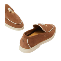 Loro Piana Women's Summer Charms Walk Loafers (Suede)